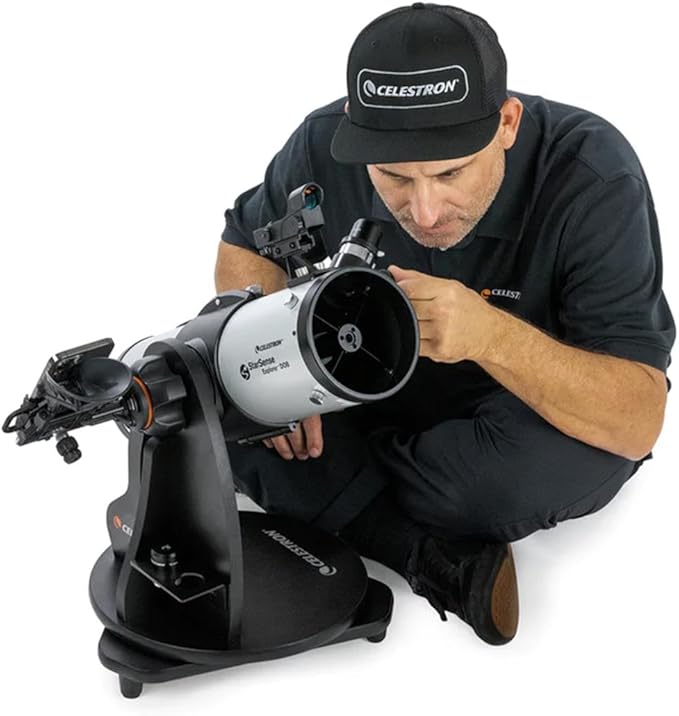 Celestron StarSense Explorer 114AZ App-Enabled Telescope – 114mm Tabletop Dobsonian with Smartphone Dock & StarSense App – iPhone & Android Compatible – Easy-to-Use for Beginners-CubbioJoy