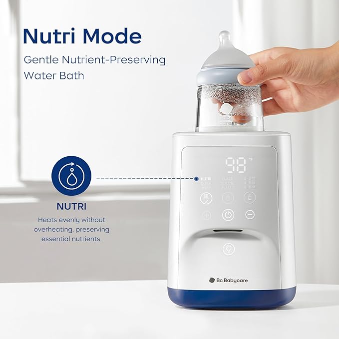 Bc Babycare Bottle Warmer,10-in-1 Fast Baby Milk Warmer with Smart Temperature Control, Rotating Heating, Bottle Warmers for All Bottles-CubbioJoy