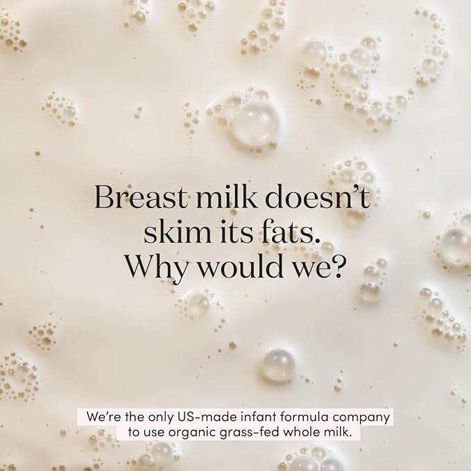 Infant Formula Powder for Infants 0-12 Months, Made With Organic Whole Milk, Clean Label Project Certified, Closest-to-Breast Milk Baby Formula Patented Protein Blend, 24 Ounce (Pack of 6)-CubbioJoy