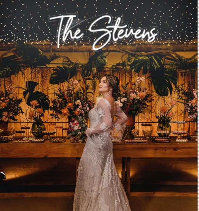 Custom Neon Sign,Neon Sign Customizable for Wall Decor,Birthday Gift, Gifts for girl,Girlfrend, christmas,Wedding,Party,Bar,Salon,Personalized Family Name ligh for Bedroom Decor-CubbioJoy