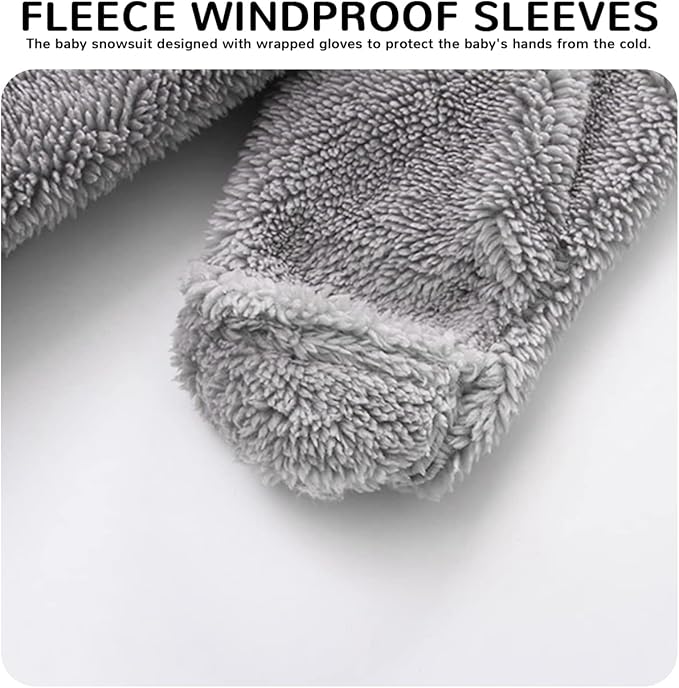 Baby Boy Girl Snowsuit Winter Warm Clothes Coat Infant Jumpsuit Toddler Outfit-CubbioJoy