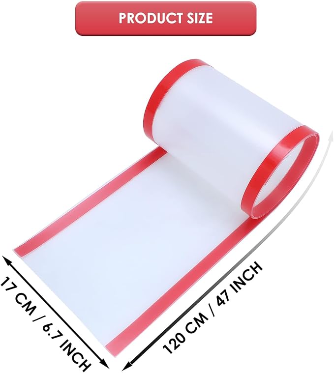 Angloria Baby Proofing Door Pinch Guard, Hinge Cover, Protector for Kids Finger Safety, Heavy Duty Jam Shield, Translucent-CubbioJoy