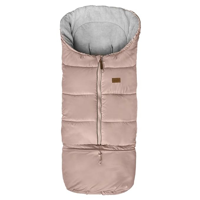 0-5T Length Extension Baby Universal Stroller Footmuff,Waterproof Durable Coral Fleece Stroller Bunting Bag,Stroller Bassinet Winter Blanket Cover Toddler,Pink-CubbioJoy