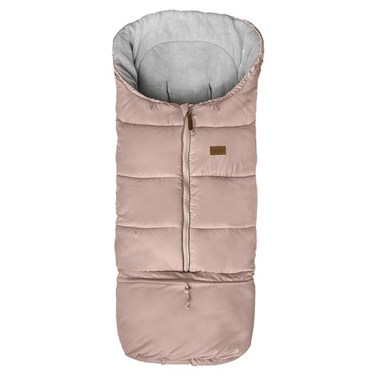 0-5T Length Extension Baby Universal Stroller Footmuff,Waterproof Durable Coral Fleece Stroller Bunting Bag,Stroller Bassinet Winter Blanket Cover Toddler,Pink-CubbioJoy