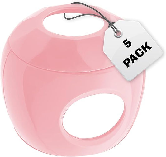 Door Knob Safety Cover for Kids - 5 Pack - Baby Proof Door Knob Covers - Door Locks for Kids Safety Child Proof (Pink)-CubbioJoy