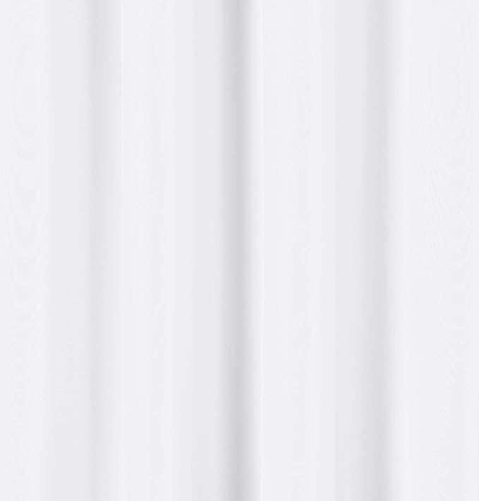 Amazon Basics Room Darkening Light Blocking Blackout Window Curtain with 2 Panels Grommets, for Living Room and Bedroom, 52 x 96 inches, White - Set of 2-CubbioJoy