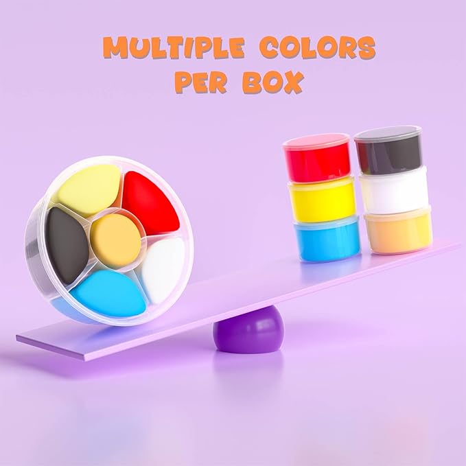 Air Dry Clay Kit - Modeling Clay for Kids 10 Boxes mit Sculpting Tools und Tutorials, Ultra Light & Soft, Safe & Non-Toxic, DIY Model Magic Clay,Creative Crafts Toys Gifts for Girls Boys 3+ Years Old-CubbioJoy