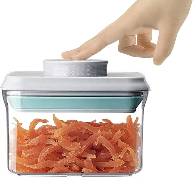 Airtight Food Storage Container - 0.32qt / 320ml Mini Square Pop Containers With Lids, Bpa Free Stackable Container Snacks Candy Salt Herbs Spices-CubbioJoy