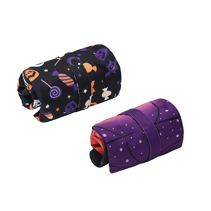 ALVABABY 2pcs Cloth Diaper Wet Dry Bags Waterproof Reusable with Two Zippered Pockets Travel Beach Pool Daycare Soiled Baby Items Yoga Gym Bag for Swimsuits or Wet Clothes 2LM07-CubbioJoy