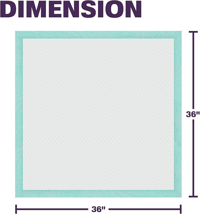 Disposable Bed Pads for Adults Extra Large 36 x 36 (50 Count) - Incontinence Bed Pads, Chuck Pads, Chux Pads, Changing Pads for Baby, Pee Pads for Kids-CubbioJoy