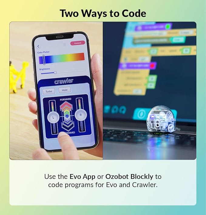 Crawler for Evo Robot - Interactive Programming Accessory, Enhances STEM Education, Develops Critical Thinking, Ideal for Kids Ages 8-13, Surprise Colors, 6 Kits, Evo Required Not Included-CubbioJoy