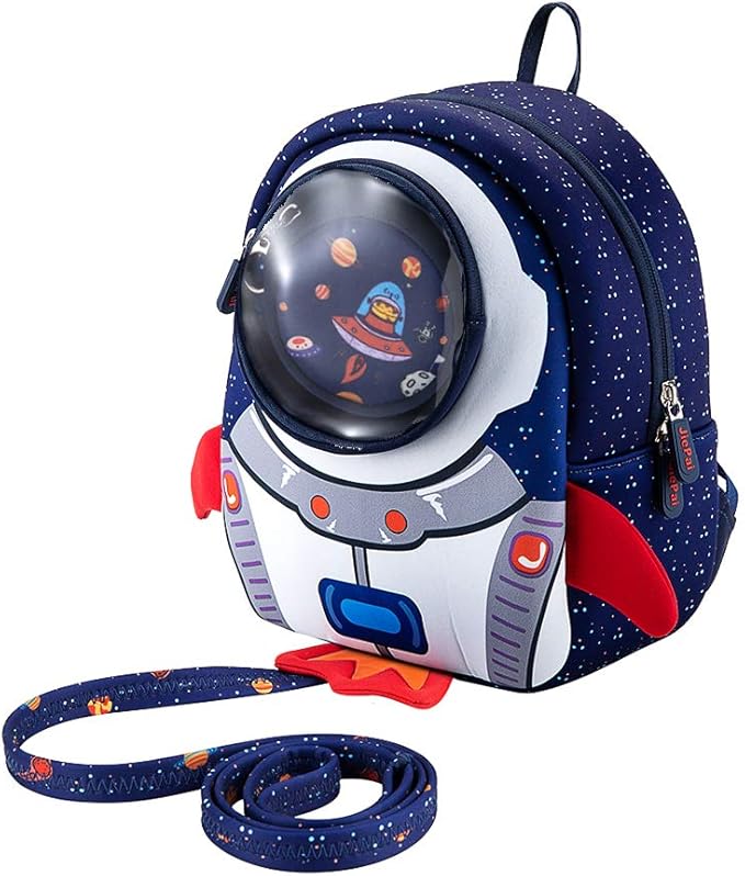 JiePai Rocket Toddler Kids Backpack with Harness Leash for Boys Girls Age 1-3-CubbioJoy