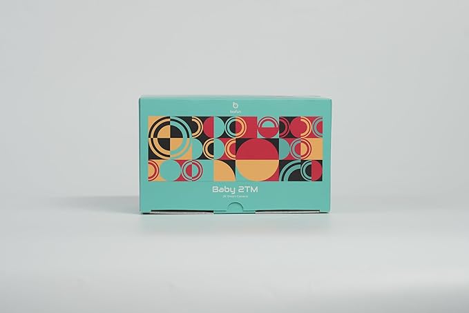 BOIFUN 2K Split-Screen 5 Inch Wi-Fi Baby Monitor with 2 360° Cameras, AI Motion & Sound & Humidity & Temp Detection, Auto Tracking Via Smartphone App and Monitor Control, Infrared Night Vision-CubbioJoy