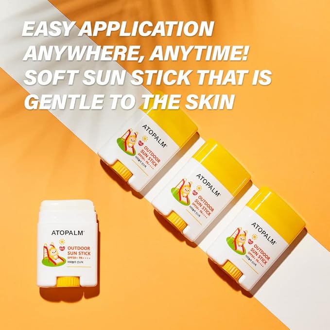 ATOPALM Outdoor Sun Stick SPF50+ PA++++ 21g | Non-Greasy Matte Mineral Sunscreen | Soothing Skin Care | Facial Moisturizer with SPF | Korean Sun Protection-CubbioJoy