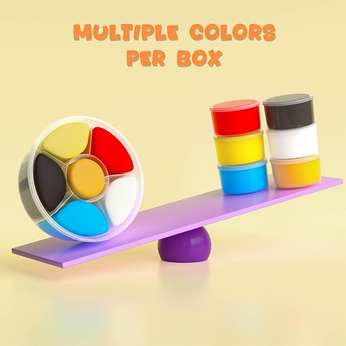 Air Dry Clay Kit - Modeling Clay for Kids 10 Boxes mit Sculpting Tools und Tutorials, Ultra Light & Soft, Safe & Non-Toxic, DIY Model Magic Clay,Creative Crafts Toys Gifts for Girls Boys 3+ Years Old-CubbioJoy