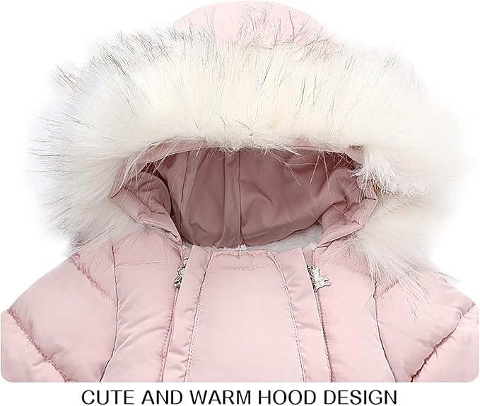 Baby Girl Winter Snowsuit Toddler Jacket Clothes For Boy Infant Jumpsuit Hoodied-CubbioJoy