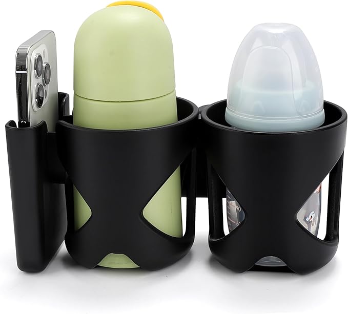 Accmor Universal Cup Holder, Stroller Cup Holder, 360° Rotatable Large Caliber Designed Bottle Holder for Stroller, Bike, Wheelchair, Walker, Scooter-CubbioJoy