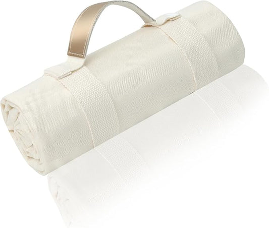 4’9” x 3’3” Compact Minimalist Water Resistant Canvas Mat,Kids/Single Use,Lightweight for Outdoor,Picnic,Beach-CubbioJoy