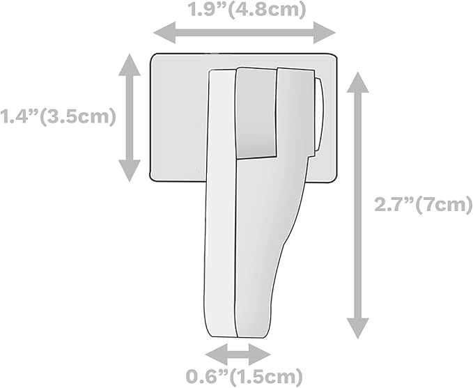 Inaya Child Proof Door Lever Lock (4-Pack) - Door Handle Lock - 3M Adhesive - Minimalist Design - No Drilling Child Safety Door Handle Locks-CubbioJoy