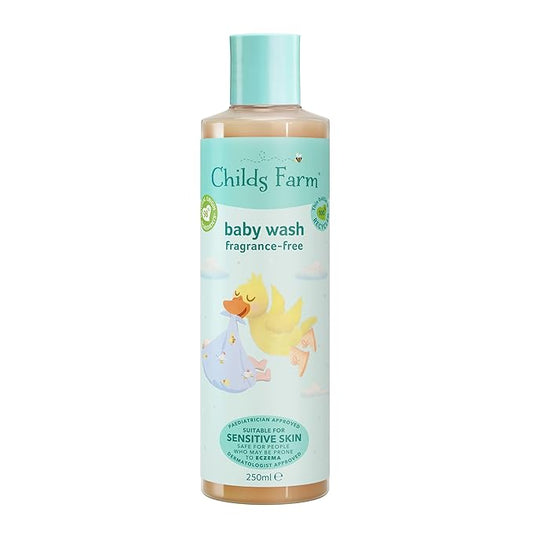 Childs Farm baby wash unfragranced 250ml-CubbioJoy
