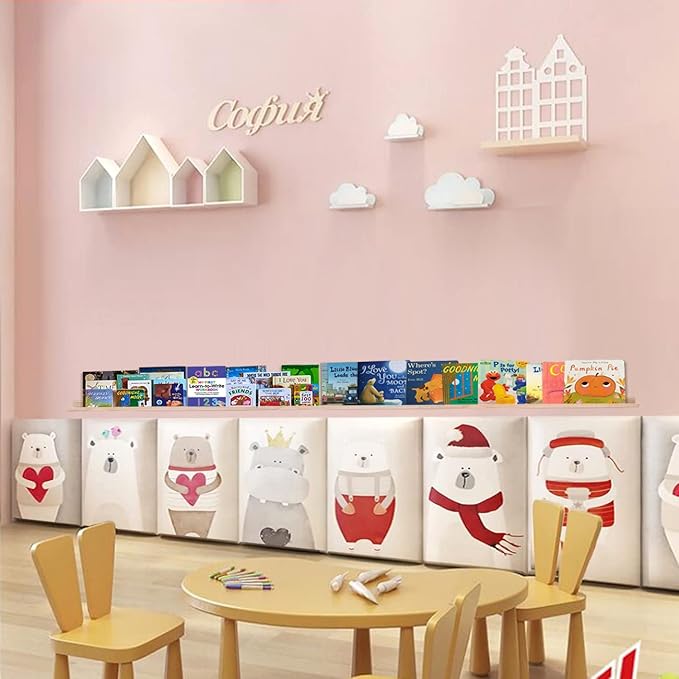 AZSKY 48 Inch Long Narrow Floating Shelves for Wall Storage Rustic Natural Wood Wall Shelf for Wall Décor Wall Bookshelf for Kids Room Picture Ledge Shelf a Set of 3-CubbioJoy