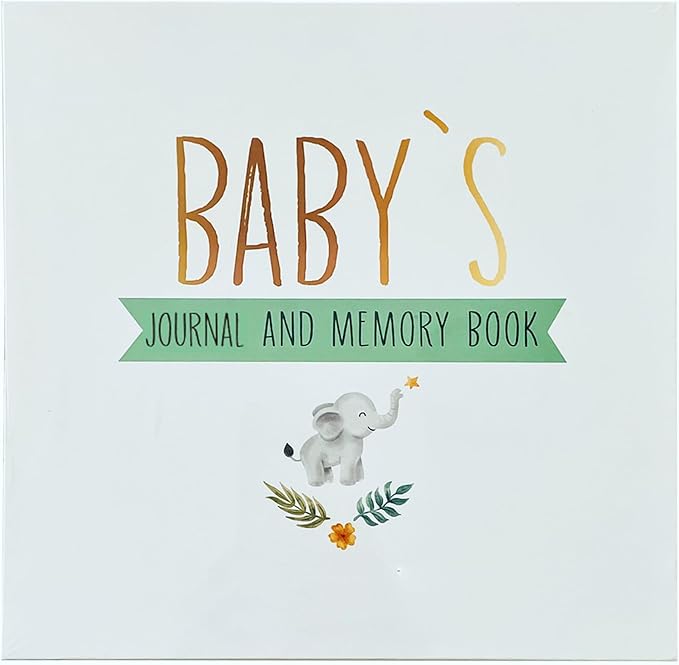 Baby's First Years Book, Baby Memory Book Gender Neutral, Baby Diary Record Book, Baby First 5 Years Book, Baby Book Memory Keepsake, Personalized Books for Baby, Baby First Milestones Book-CubbioJoy