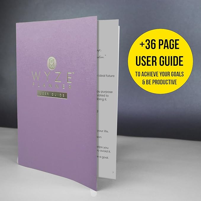 Undated Daily Planner – 1-Year B5 Productivity Organizer with Two-Page Weekly Spread, Goal Setting, Habit Tracker, Weekly & Monthly Pages – Hardcover Time Management Notebook (Lilac)-CubbioJoy