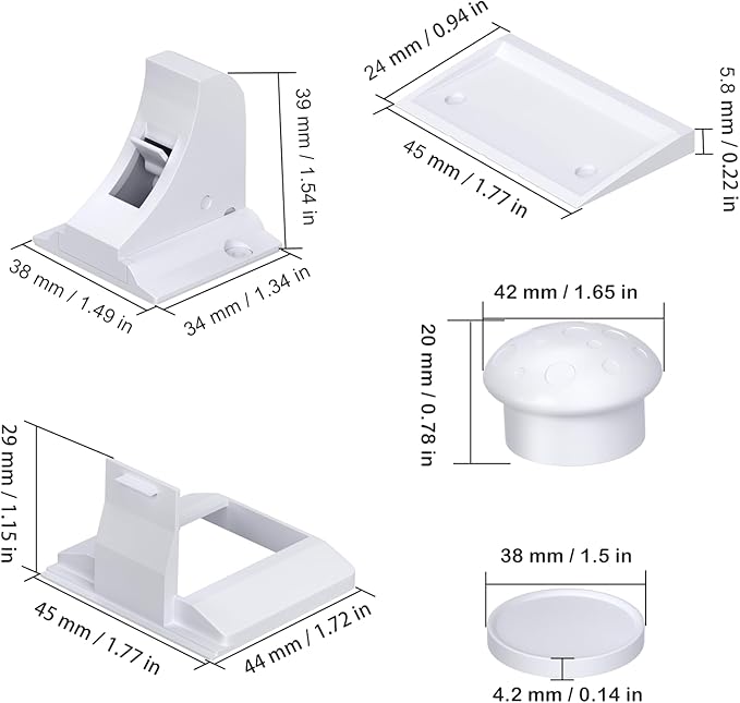 Child Safety Magnetic Cabinet Locks, AOSITE 10 Pack+2 Keys Baby Proofing Magnetic Drawer Locks for Kitchen with Adhesive No Drilling or Screws Fixed, Baby Safety Cabinet Locks-CubbioJoy