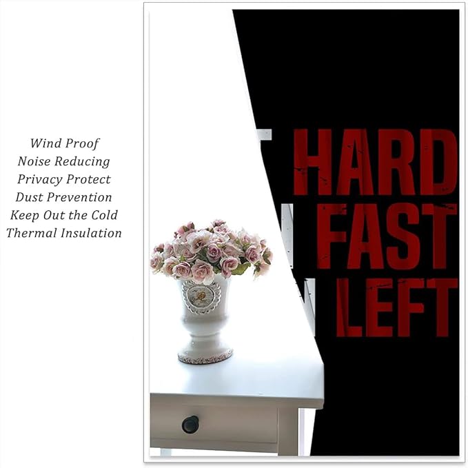 Baseball Blackout Curtains for Boy Girl Room Darkening Decor,Sport Theme Red and White Motto Dark Bedroom Living Room Home Rod Pocket Thermal Insulated Window Curtain/Drapes Panel,55x63 Inch…-CubbioJoy