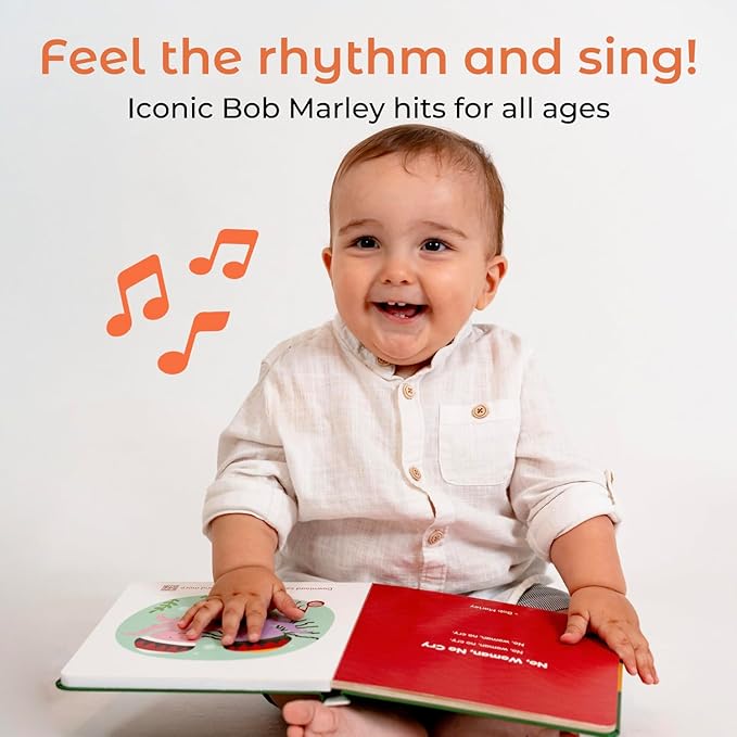 Cali's Books Reggae Musical Book for Toddlers 1-3 with Favorite Bob Marley Songs. Sound Book for Toddlers 1-3 for Kids-CubbioJoy