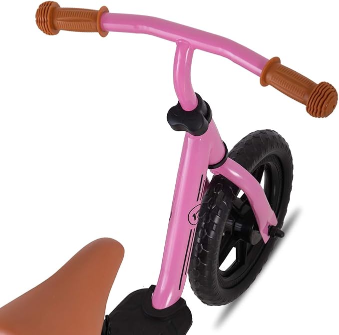 JOYSTAR 10"/12" Toddler Balance Bike for Girls & Boys, Ages 18 Months to 5 Years, Kids Push Bike with Footrest & Adjustable Seat Height, First Birthday Gifts for 2-5 Boys Girls-CubbioJoy