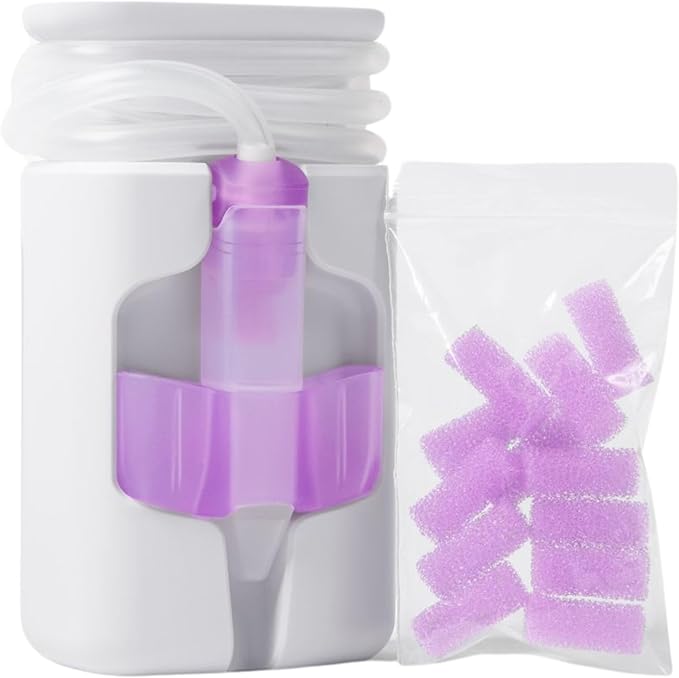 Dr. Noze Best - NozeBot | Electric Baby Nasal Aspirator | Hospital Grade Suction | Nose Sucker and Nasal Vacuum | Safe for Infants and Toddlers (On The Go - Mild Congestion)-CubbioJoy