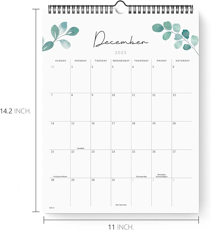 Jotsome Wall Calendar 2025-2026, Academic Monthly Calendar From July 2025 to December 2026 11.2"x14.2", Aesthetic Wall Decoration in Home and Office for Easy Organizing-CubbioJoy