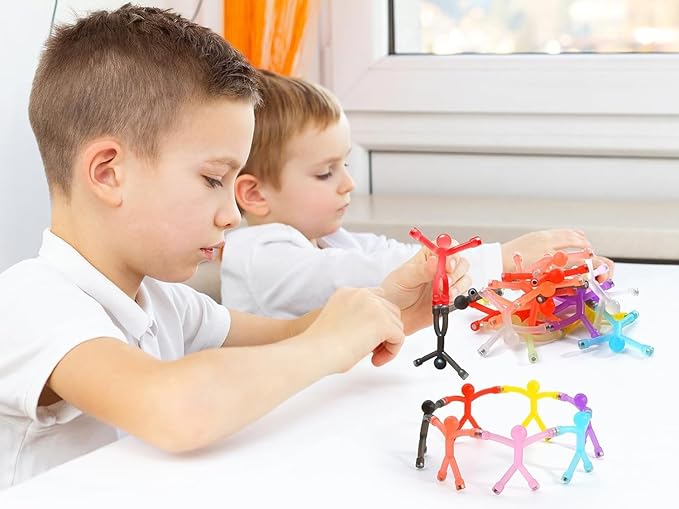 5 Pcs Magnetic Toy, Colorful Magnets for Kids, Flexible Magnet Toys for Decoration and Fun, Kids Travel Toys-CubbioJoy