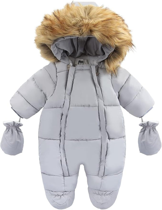 Baby Girl Winter Snowsuit Toddler Jacket Clothes For Boy Infant Jumpsuit Hoodied-CubbioJoy