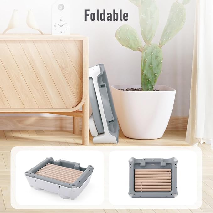 3 in 1 Baby High Chair,Adjustable Convertible Chairs Baby High Chairs for Babies and Toddlers,Portable and Easy to Clean,Gray-CubbioJoy