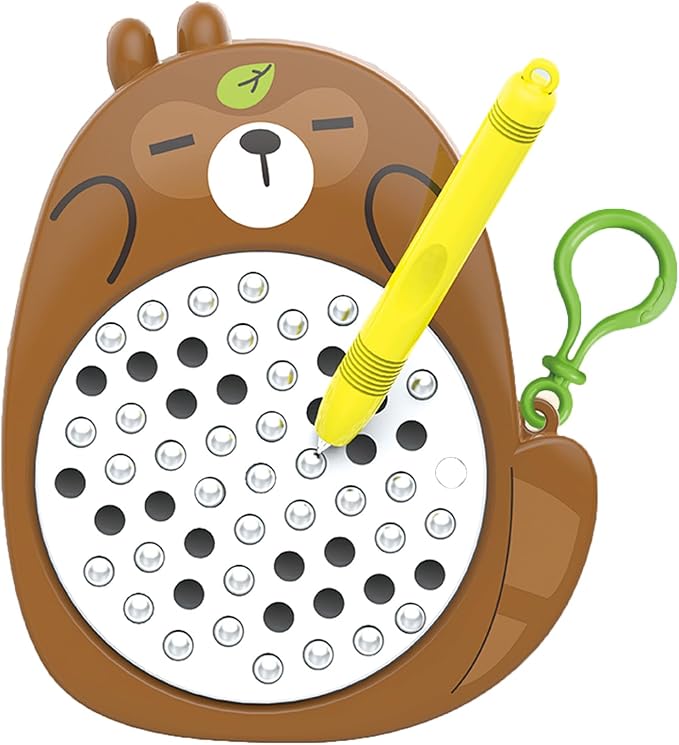 1PCS Sea Otter Magnetic Drawing Board for Kids & Toddlers with Beads and Magnet Stylus Pen - Magnetic Travel Toy for Airplane & Car Ride Activities for Kids-CubbioJoy