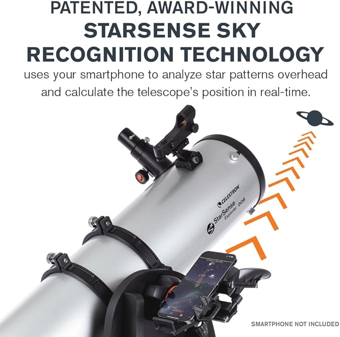 Celestron StarSense Explorer 150AZ App-Enabled Telescope – 150mm Tabletop Dobsonian with Smartphone Dock & StarSense App – iPhone & Android Compatible – Easy-to-Use for Beginners-CubbioJoy
