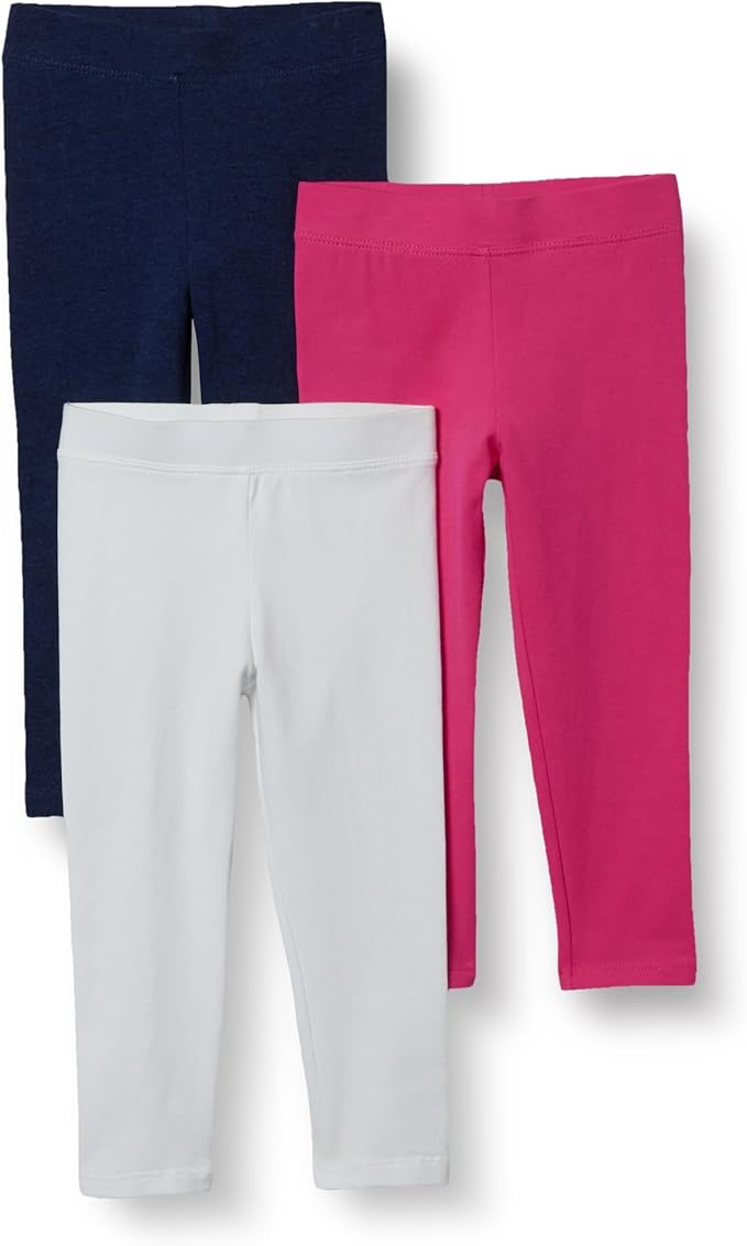 Amazon Essentials Girls and Toddlers' Leggings, Multipacks-CubbioJoy