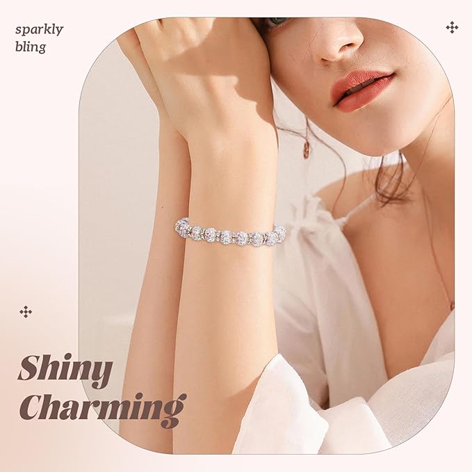 200pcs 10mm Rhinestone Beads for Jewelry Making, Crystal AB Shiny Round Disco Ball Beads Bulk, Sparkle Crystal Clay Christmas for Bracelet Baseball Necklace Earring Crafting and DIY-CubbioJoy