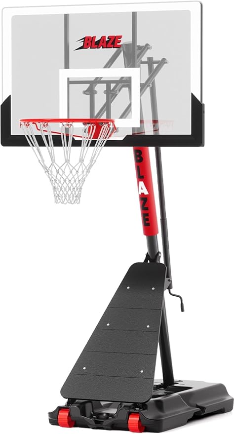 Basketball Hoop Outdoor 10 FT Height Adjustable, Portable Basketball Goals Systems with 45" Backboard for Youth Adults Kids - Backyard, Driveway, Indoor Play-CubbioJoy