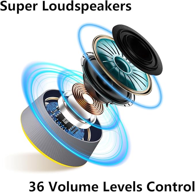 Brown Noise Sound Machine with 30 Soothing Sounds White Noise Machine 12 Colors Night Light for Baby Adults Kids Sleep Machines 36 Volume Levels 5 Timers for Home Office-CubbioJoy