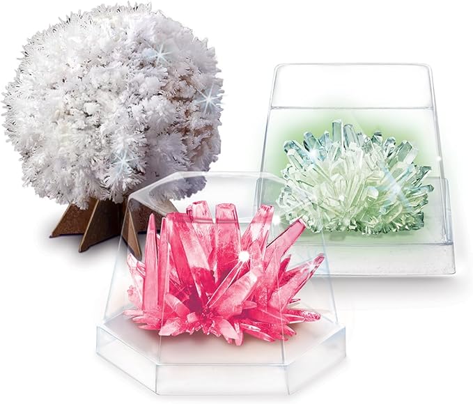 4M - STEAM Earth Science - Educational Science Kits for Kids Ages 5+ with 5 Experiments: Volcano Eruption, Excavate Crystals, Crystal Growing, & More - Hands-On Geology STEM Learning Science for Kids-CubbioJoy