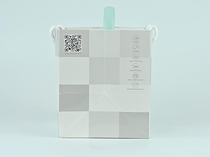 Divoom Ditoo Pixel Art Gaming Portable Bluetooth Speaker with App Controlled 16X16 LED Front Panel, Also a Smart Alarm (White)-CubbioJoy