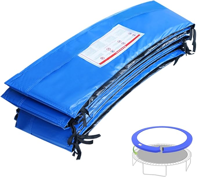 16FT/15FT/14FT/12FT/10FT Trampoline Safety Pad Replacement, Round Trampoline Spring Protection Cover, Fits 16FT/15FT/14FT/12FT/10FT Frames, Water-Resistant Trampoline Accessories-CubbioJoy