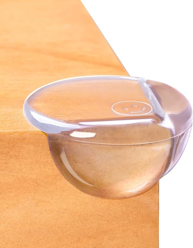 8 Pack Corner Protector Baby, Table Corners, Clear Table Protectors for Furniture, Round Corner Guards, Safety Corner Protectors, Furniture Corner & Edge Safety Bumpers,Baby Proofing-CubbioJoy