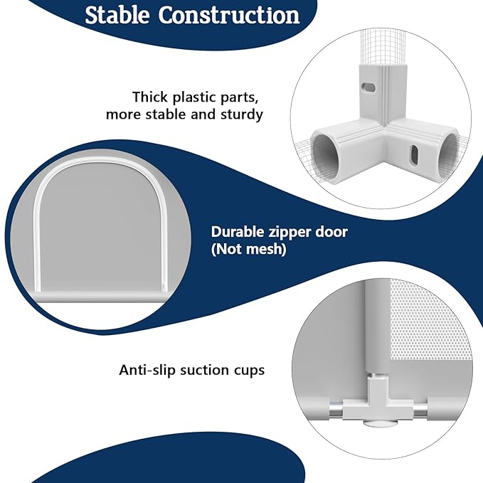 Baby Playpen 65×50Inch, Playpen for Babies and Toddlers, Play Pen Pin Indoor Outdoor Baby Play Fence-CubbioJoy