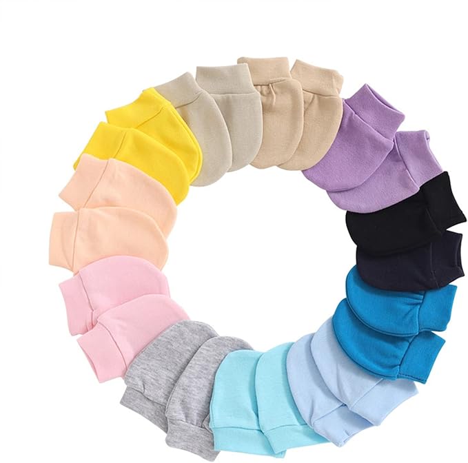 Baby Mittens No Scratch Mittens Infant Soft Gloves Mittens for 0-6 Months Boys Girls-CubbioJoy