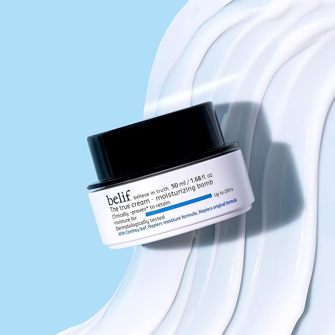 belif The True Cream Moisturizing Bomb with Oak Husk and Vitamin B | Moisturizer | Good for Dry Skin, Dryness Dullness, and Uneven Texture |For Normal, Dry Skin Types-CubbioJoy