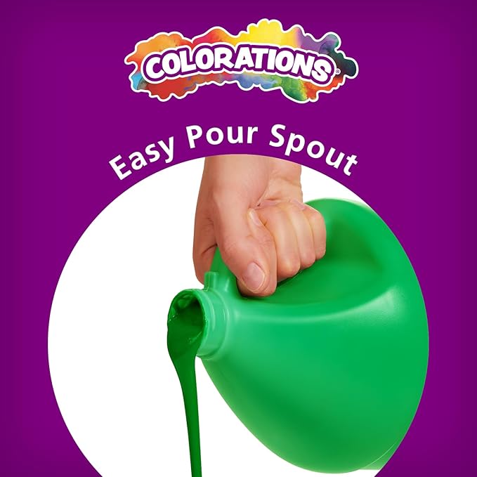 Colorations Paraben-Free Washable Tempera Paint for Kids - 1 Gallon Value Size. Vibrant Magenta, Non-Toxic and Made in The USA-CubbioJoy